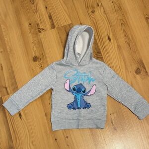 Disney Gray Hoodie with Stitch Design
